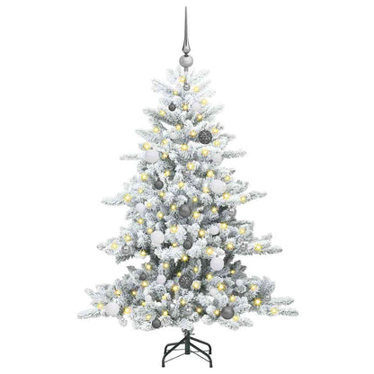 Künstlicher klappbarer Weihnachtsbaum mit 150 LEDs 150 cm PVC