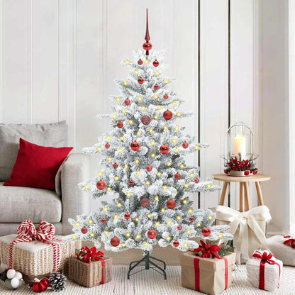 Künstlicher klappbarer Weihnachtsbaum mit 150 LEDs 150 cm PVC