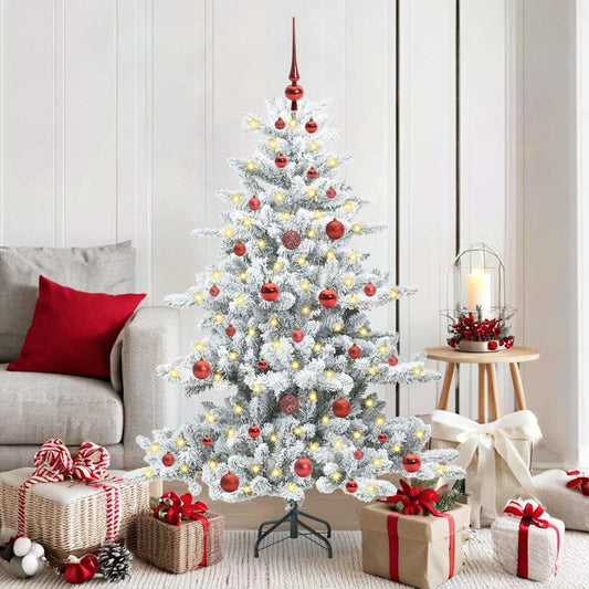 Künstlicher klappbarer Weihnachtsbaum mit 150 LEDs 150 cm PVC