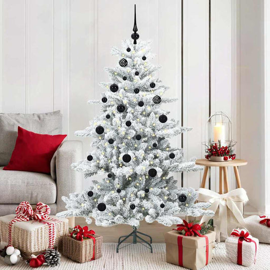 Künstlicher klappbarer Weihnachtsbaum mit 150 LEDs 150 cm PVC
