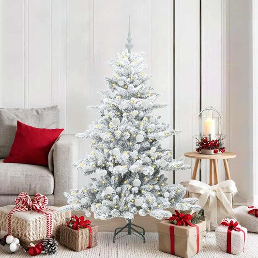 Künstlicher klappbarer Weihnachtsbaum mit 150 LEDs 150 cm PVC