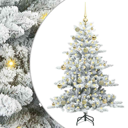 Künstlicher klappbarer Weihnachtsbaum mit 150 LEDs 150 cm PVC