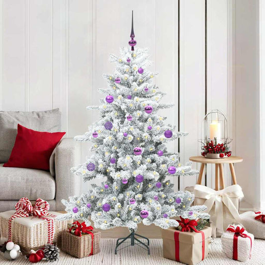 Künstlicher klappbarer Weihnachtsbaum mit 150 LEDs 150 cm PVC