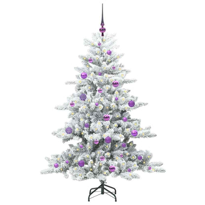 Künstlicher klappbarer Weihnachtsbaum mit 150 LEDs 150 cm PVC