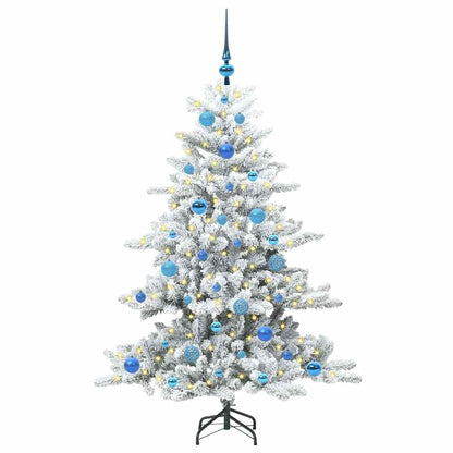 Künstlicher klappbarer Weihnachtsbaum mit 150 LEDs 150 cm PVC