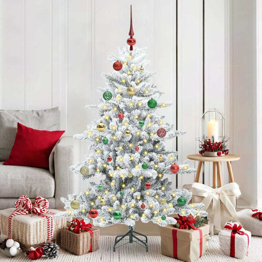 Künstlicher klappbarer Weihnachtsbaum mit 150 LEDs 150 cm PVC