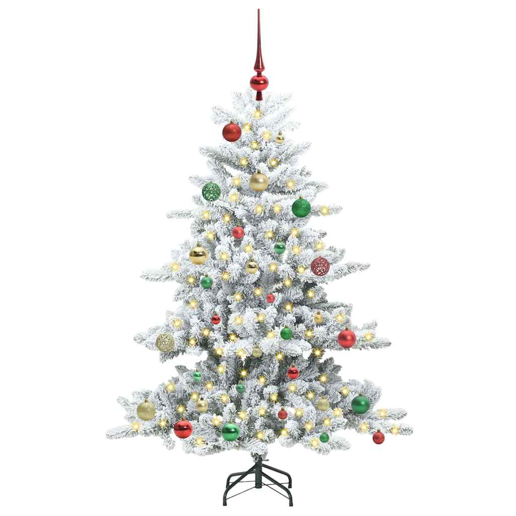 Künstlicher klappbarer Weihnachtsbaum mit 150 LEDs 150 cm PVC