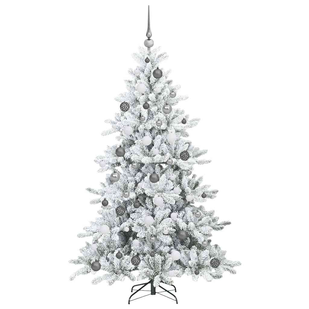 Künstlicher klappbarer Weihnachtsbaum mit 300 LEDs 180 cm PVC