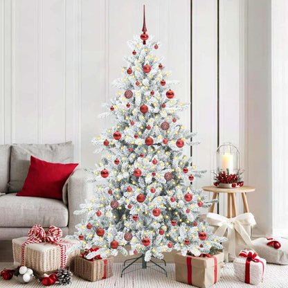 Künstlicher klappbarer Weihnachtsbaum mit 300 LEDs 180 cm PVC