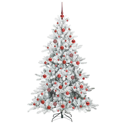 Künstlicher klappbarer Weihnachtsbaum mit 300 LEDs 180 cm PVC