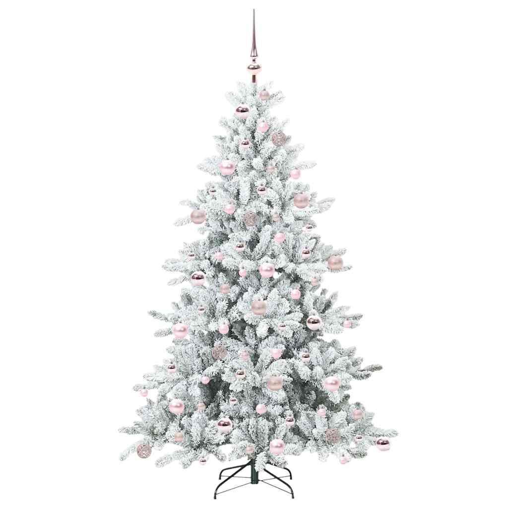 Künstlicher klappbarer Weihnachtsbaum mit 300 LEDs 180 cm PVC