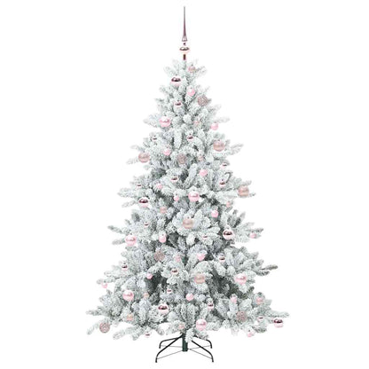 Künstlicher klappbarer Weihnachtsbaum mit 300 LEDs 180 cm PVC
