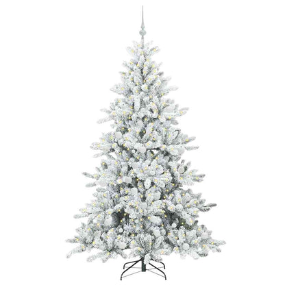 Künstlicher klappbarer Weihnachtsbaum mit 300 LEDs 180 cm PVC