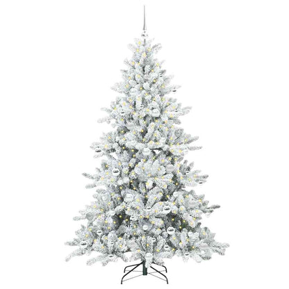 Künstlicher klappbarer Weihnachtsbaum mit 300 LEDs 180 cm PVC