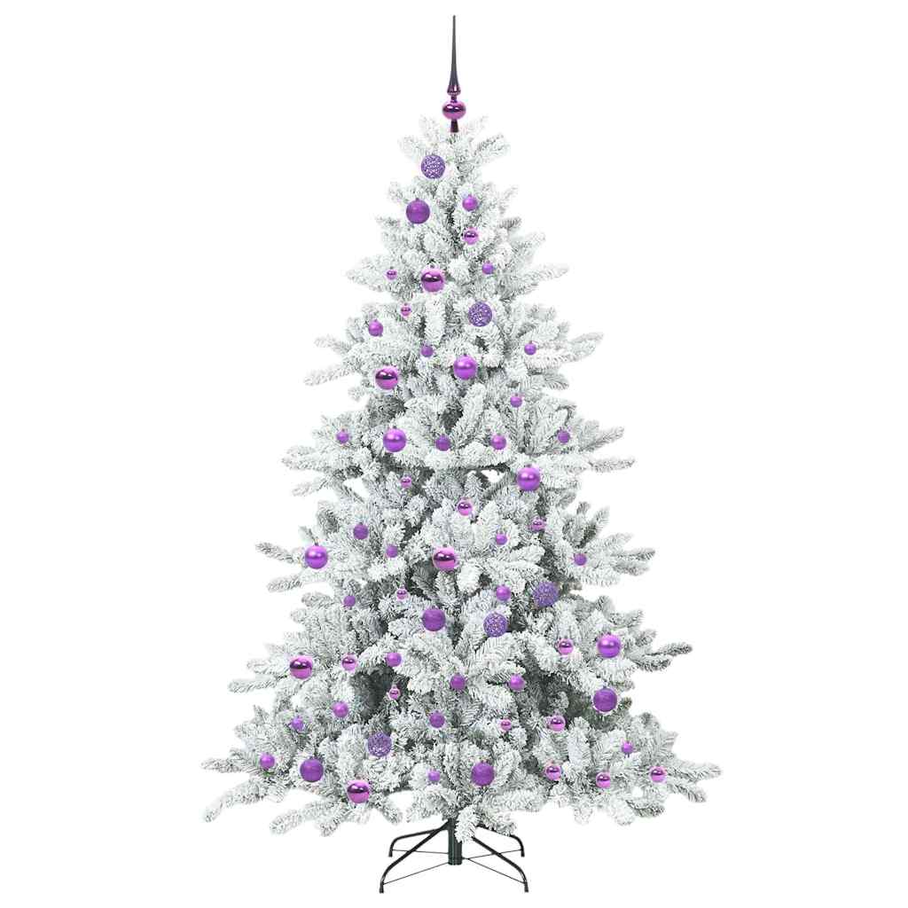 Künstlicher klappbarer Weihnachtsbaum mit 300 LEDs 180 cm PVC