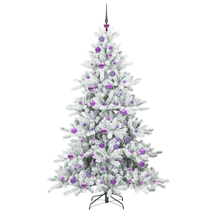 Künstlicher klappbarer Weihnachtsbaum mit 300 LEDs 180 cm PVC