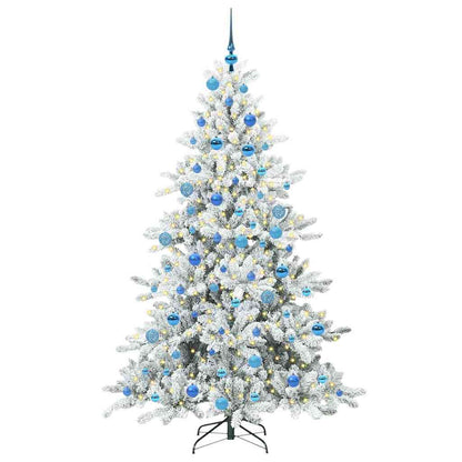 Künstlicher klappbarer Weihnachtsbaum mit 300 LEDs 180 cm PVC