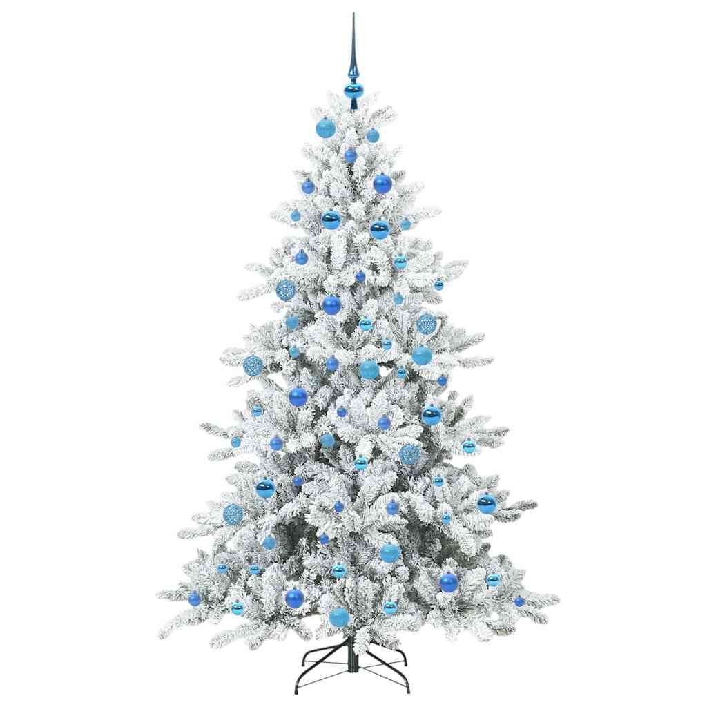 Künstlicher klappbarer Weihnachtsbaum mit 300 LEDs 180 cm PVC