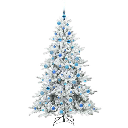 Künstlicher klappbarer Weihnachtsbaum mit 300 LEDs 180 cm PVC