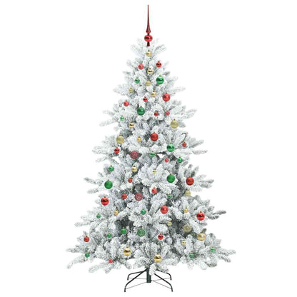 Künstlicher klappbarer Weihnachtsbaum mit 300 LEDs 180 cm PVC