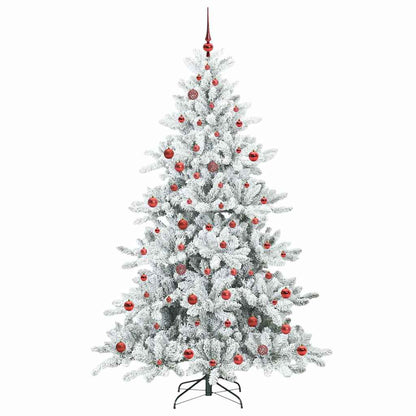 Künstlicher klappbarer Weihnachtsbaum mit 300 LEDs 210 cm PVC