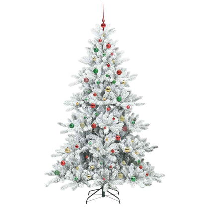 Künstlicher klappbarer Weihnachtsbaum mit 300 LEDs 210 cm PVC