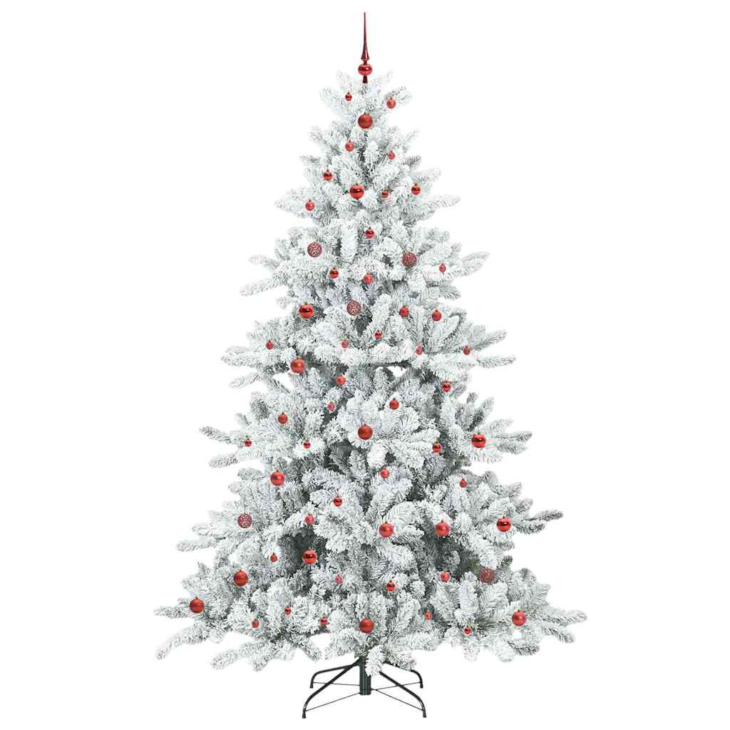 Künstlicher klappbarer Weihnachtsbaum mit 300 LEDs 240 cm PVC