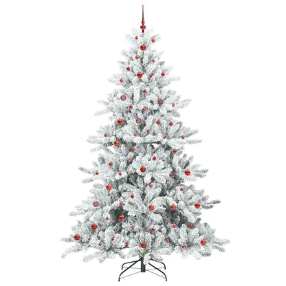 Künstlicher klappbarer Weihnachtsbaum mit 300 LEDs 240 cm PVC