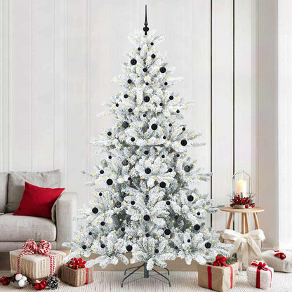 Künstlicher klappbarer Weihnachtsbaum mit 300 LEDs 240 cm PVC