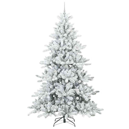 Künstlicher klappbarer Weihnachtsbaum mit 300 LEDs 240 cm PVC