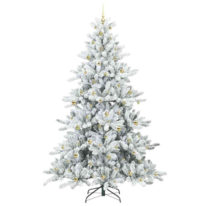 Künstlicher klappbarer Weihnachtsbaum mit 300 LEDs 240 cm PVC