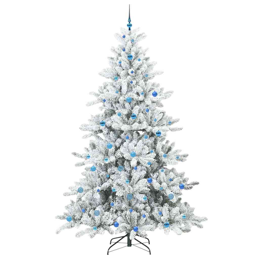 Künstlicher klappbarer Weihnachtsbaum mit 300 LEDs 240 cm PVC