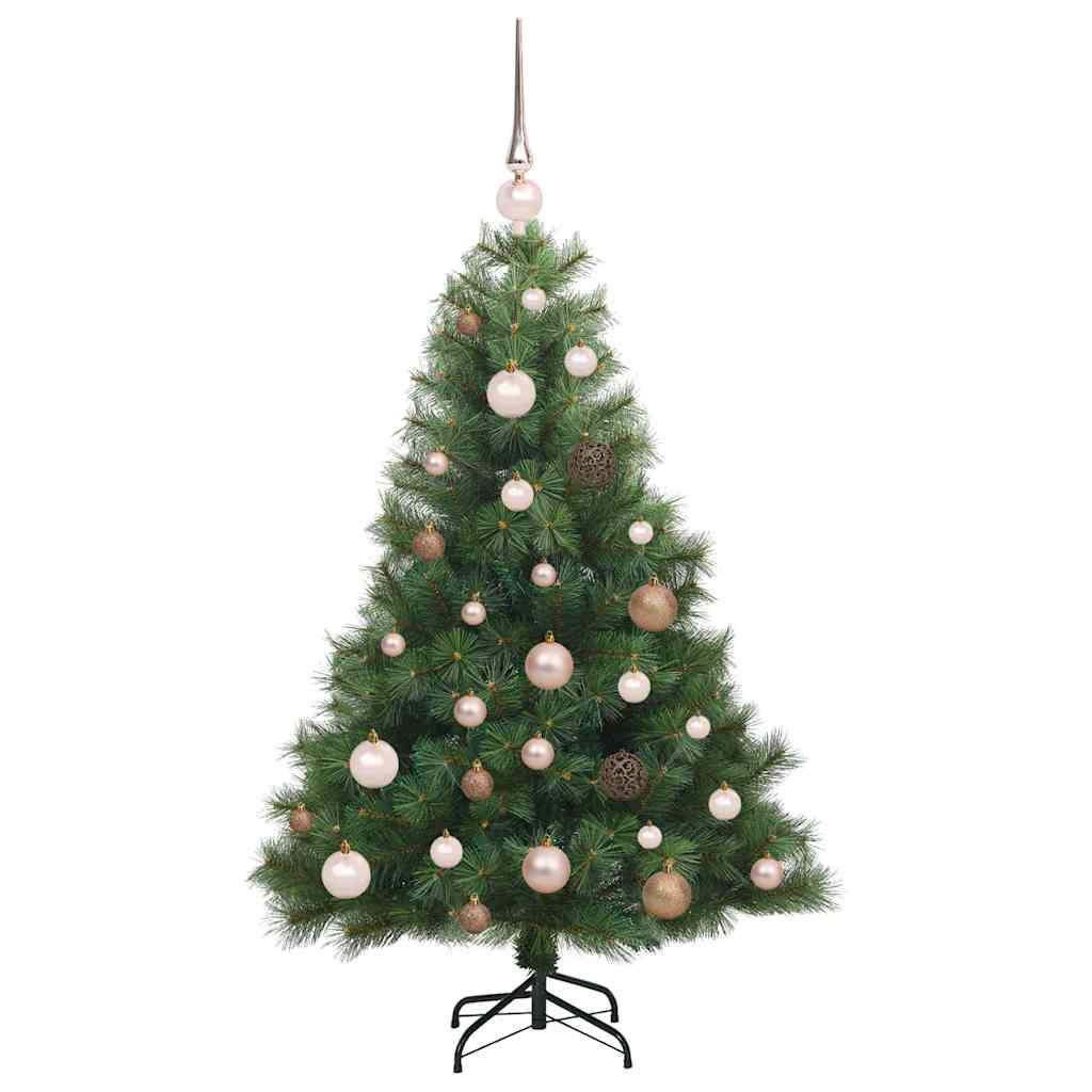 Künstlicher Weihnachtsbaum mit 150 LEDs Grün 120 cm PE und PVC