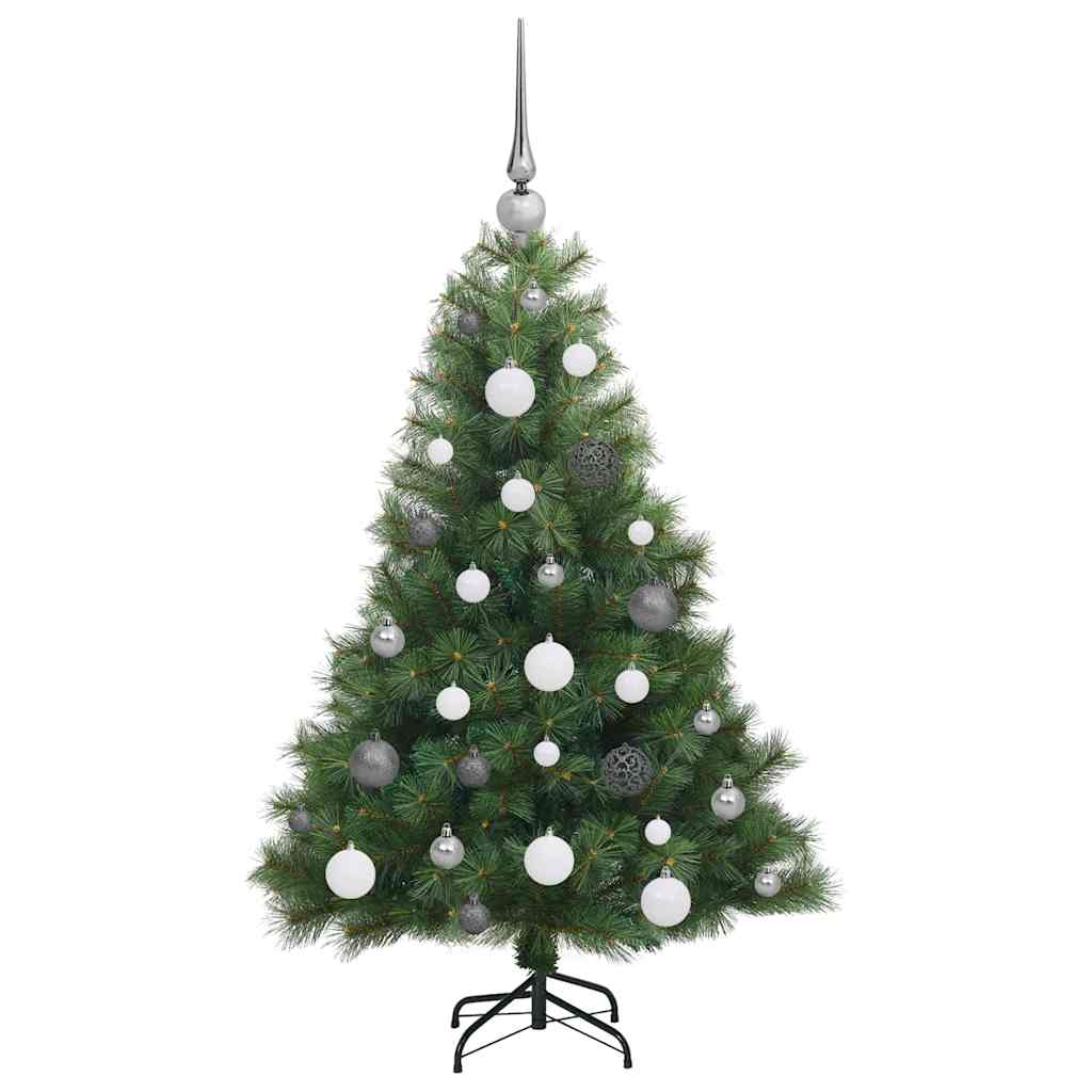 Künstlicher Weihnachtsbaum mit 150 LEDs Grün 120 cm PE und PVC