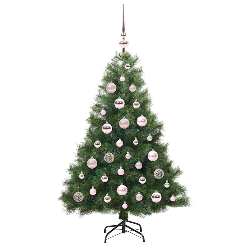 Künstlicher Weihnachtsbaum mit 150 LEDs Grün 120 cm PE und PVC