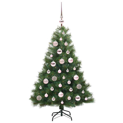 Künstlicher Weihnachtsbaum mit 150 LEDs Grün 120 cm PE und PVC