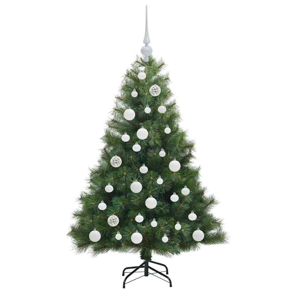 Künstlicher Weihnachtsbaum mit 150 LEDs Grün 120 cm PE und PVC