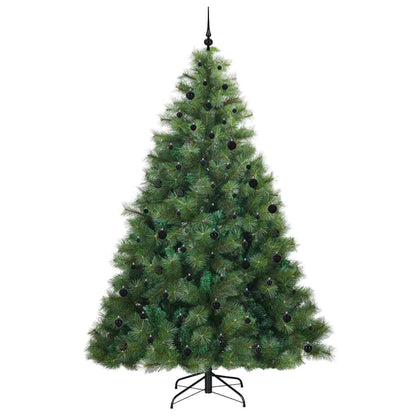 Künstlicher Weihnachtsbaum mit 300 LEDs Grün 240 cm PE und PVC