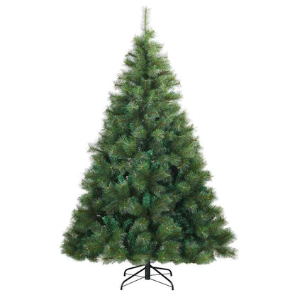 Künstlicher Weihnachtsbaum mit 300 LEDs Grün 240 cm PE und PVC