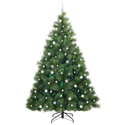 Künstlicher Weihnachtsbaum mit 300 LEDs Grün 240 cm PE und PVC
