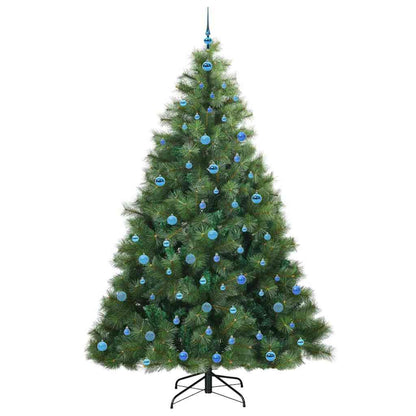 Künstlicher Weihnachtsbaum mit 300 LEDs Grün 240 cm PE und PVC