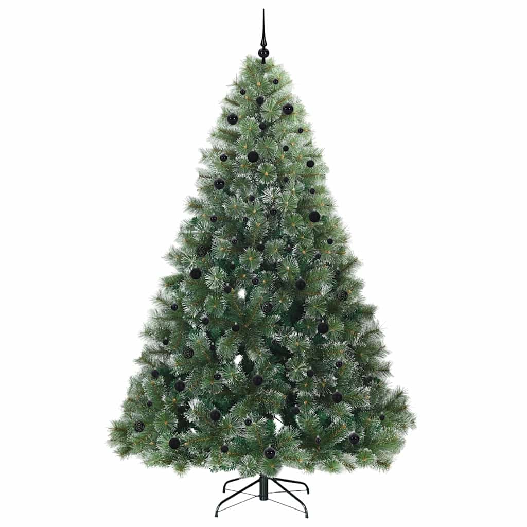 Künstlicher Weihnachtsbaum mit 300 LEDs Grün 240 cm PE und PVC