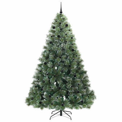 Künstlicher Weihnachtsbaum mit 300 LEDs Grün 240 cm PE und PVC