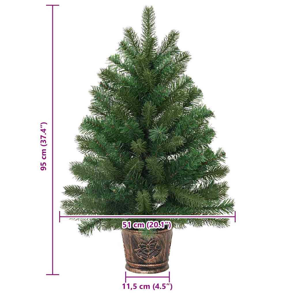 Künstlicher Weihnachtsbaum Grün 95 cm PVC, PE und Stahl
