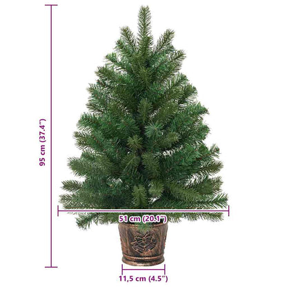 Künstlicher Weihnachtsbaum Grün 95 cm PVC, PE und Stahl
