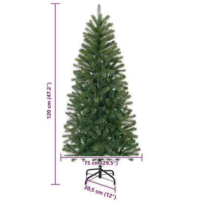 Künstlicher Weihnachtsbaum Grün 120 cm PVC, PE und Stahl