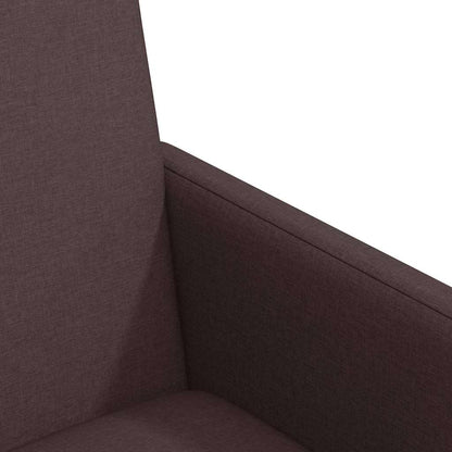 Esszimmerstühle Mit Rad 2 pcs Dunkelbraun 57 x 66 x 94 cm Stoff