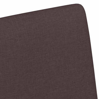 Esszimmerstühle Mit Rad 2 pcs Dunkelbraun 57 x 66 x 94 cm Stoff