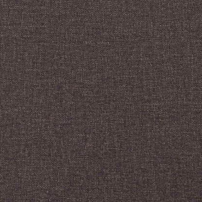 Esszimmerstühle Mit Rad 2 pcs Dunkelbraun 57 x 66 x 94 cm Stoff