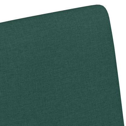 Esszimmerstühle Mit Rad 2 pcs Dunkelgrün 57 x 66 x 94 cm Stoff